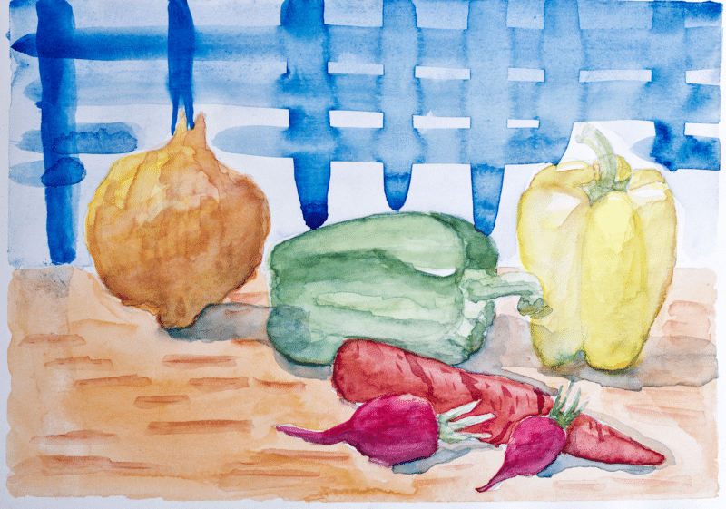 Classic Watercolor Still Life